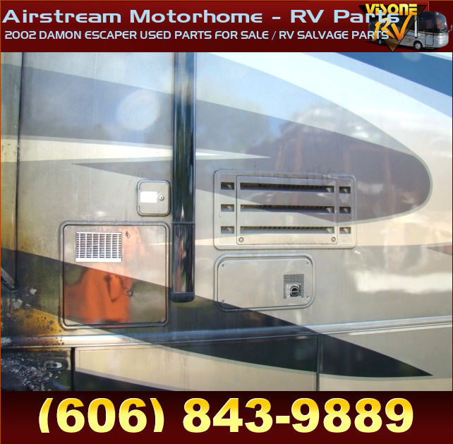 RV Exterior Body Panels 2002 DAMON ESCAPER USED PARTS FOR SALE / RV