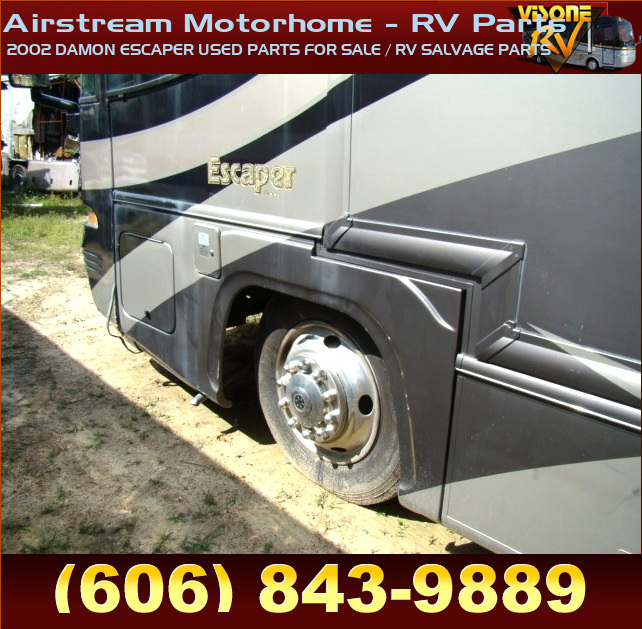 RV Exterior Body Panels 2002 DAMON ESCAPER USED PARTS FOR SALE / RV