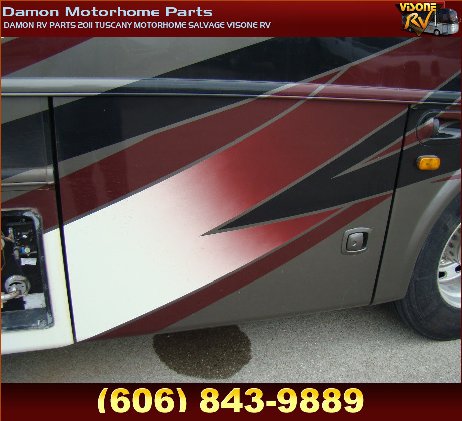 RV Exterior Body Panels DAMON RV PARTS 2011 TUSCANY MOTORHOME SALVAGE VISONE RV Damon Motorhome