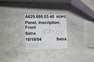 Setra Bus Front Inscription Panel For Sale